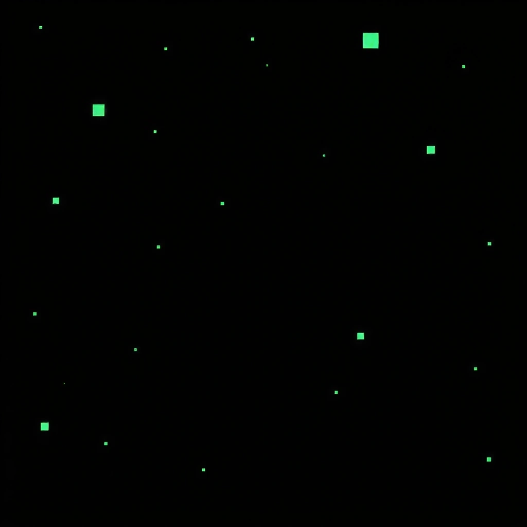 Abstract pixel-space London background visual